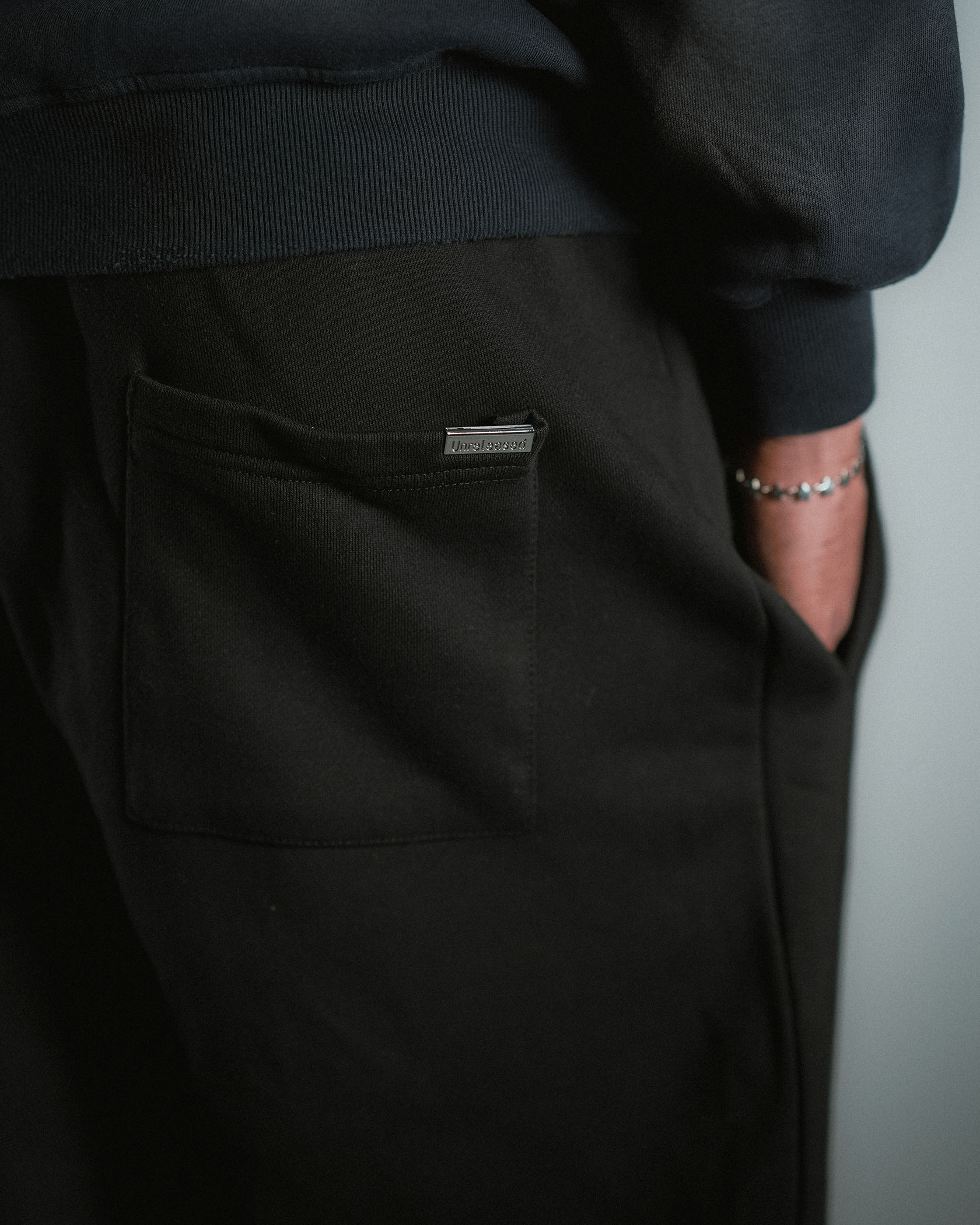 HEAVYWEIGHT SWEATPANTS (BLACK)